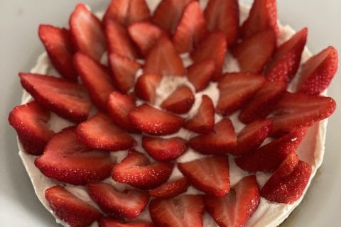 Cliquez pour zoomer ! Tarte aux fraises sans cuisson Thermomix par mariongaliano