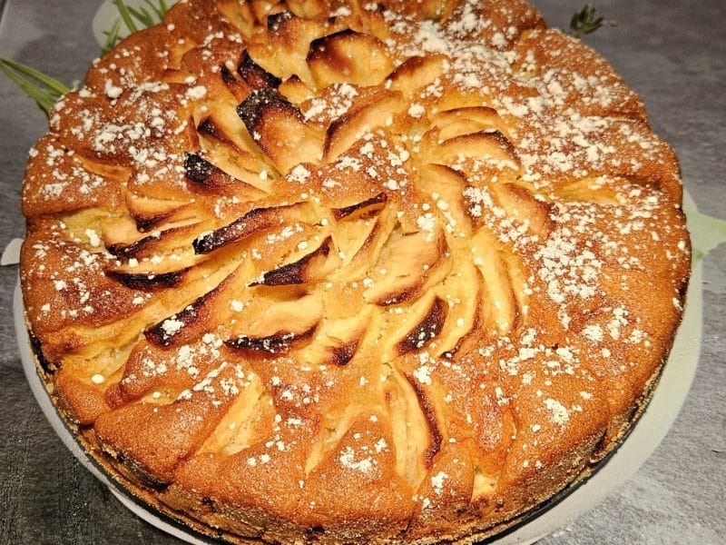 Cliquez pour zoomer ! Tarte Suisse aux pommes Thermomix par Cécile