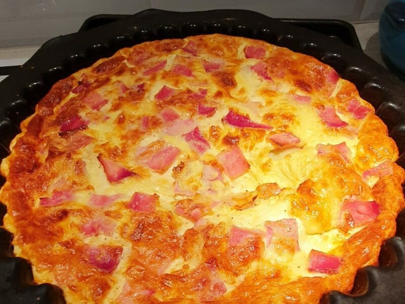 Cliquez pour zoomer ! Quiche sans pâte Thermomix par Cécile