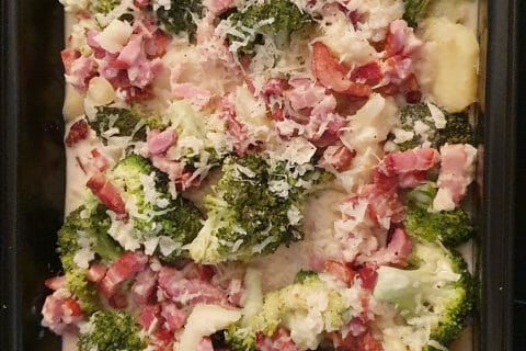 Cliquez pour zoomer ! Gratin de pommes de terre et brocolis Thermomix par Cécile