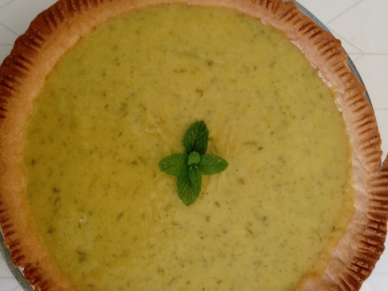 Cliquez pour zoomer ! Tarte mojito Thermomix par minimix