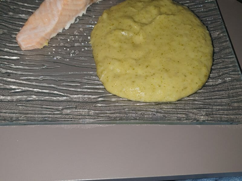 Cliquez pour zoomer ! Purée de brocolis et pommes de terre Thermomix par lili5716