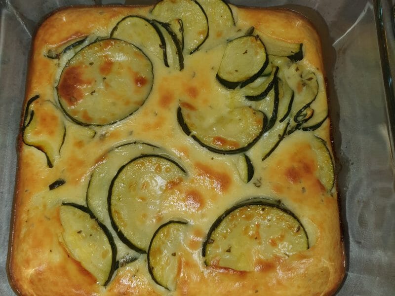 Cliquez pour zoomer ! Clafoutis courgettes et feta Thermomix par lili5716