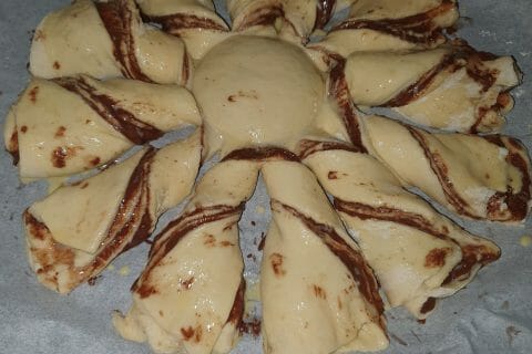 Cliquez pour zoomer ! Brioche étoilée au Nutella Thermomix par lili5716