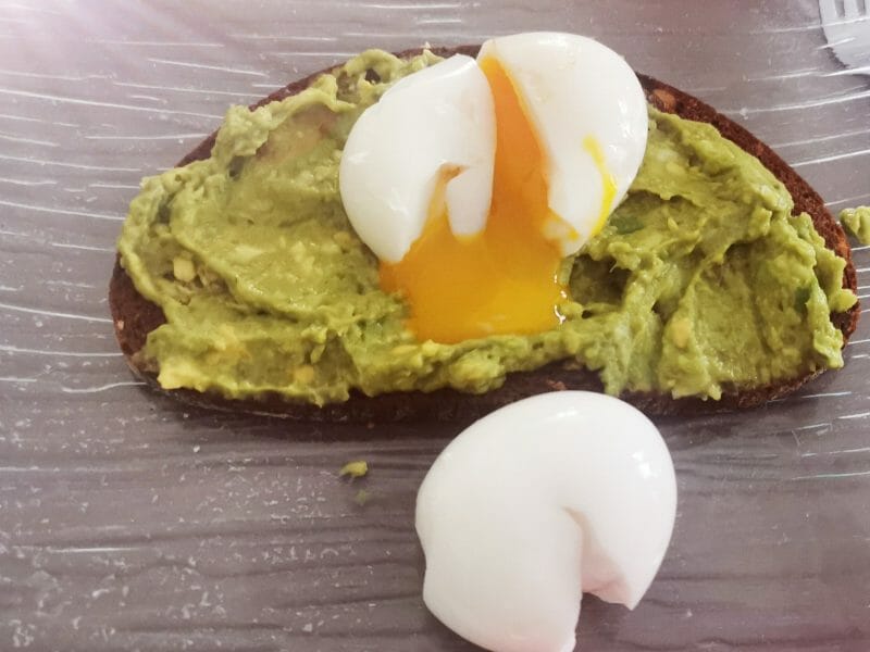 Cliquez pour zoomer ! Tartine avocat et oeuf mollet Thermomix par lili5716