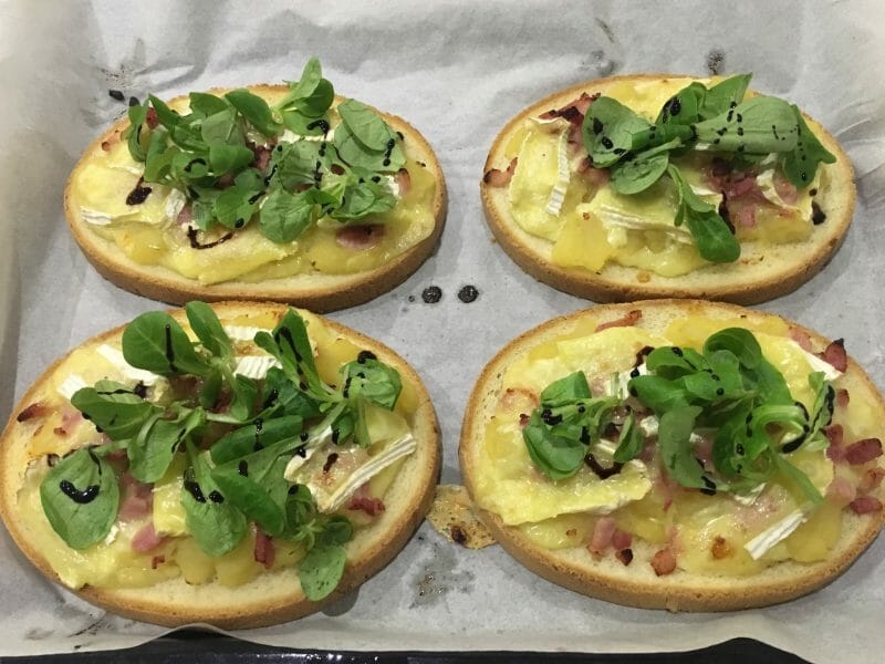 Cliquez pour zoomer ! Tartines normandes pommes et camembert Thermomix par orel79