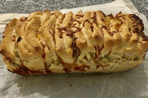 Cliquez pour zoomer ! Pain à l’ail, persil et mozzarella Thermomix par blandine