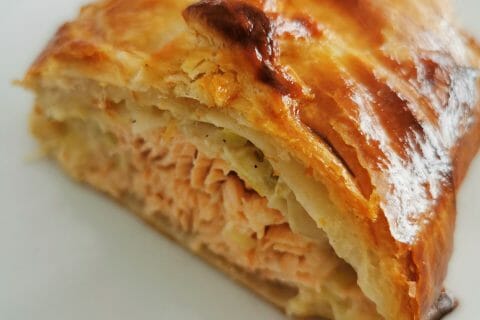 Cliquez pour zoomer ! Feuilleté saumon et poireaux Thermomix par blandine