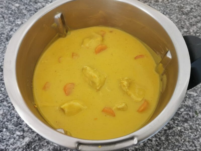 Cliquez pour zoomer ! Poulet coco aux 3 épices Thermomix par blandine