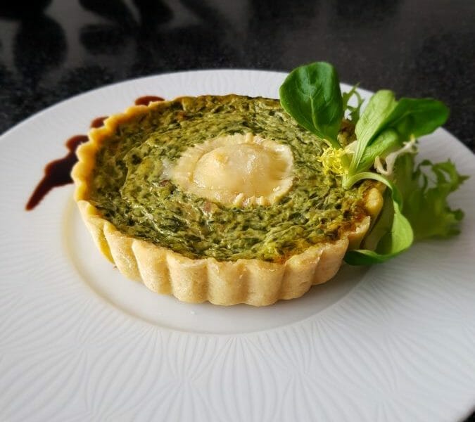 Cliquez pour zoomer ! Quiche épinards et lardons Thermomix par Insta @maggielesbonspetitsplats