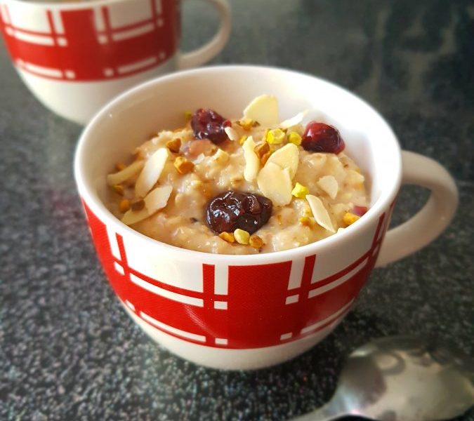 Cliquez pour zoomer ! Porridge Thermomix par Insta @maggielesbonspetitsplats