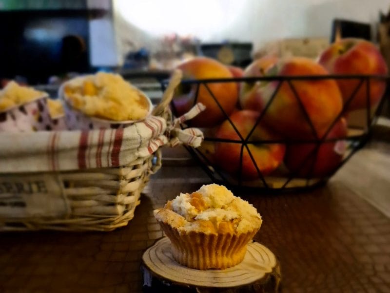 Cliquez pour zoomer ! Muffins aux pommes façon crumble Thermomix par Insta @maggielesbonspetitsplats