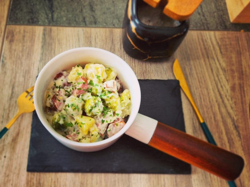 Cliquez pour zoomer ! Potée de choux de Bruxelles Thermomix par Insta @maggielesbonspetitsplats