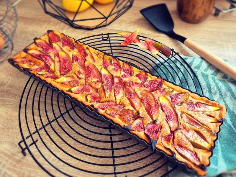 Cliquez pour zoomer ! Tarte aux figues Thermomix par Insta @maggielesbonspetitsplats