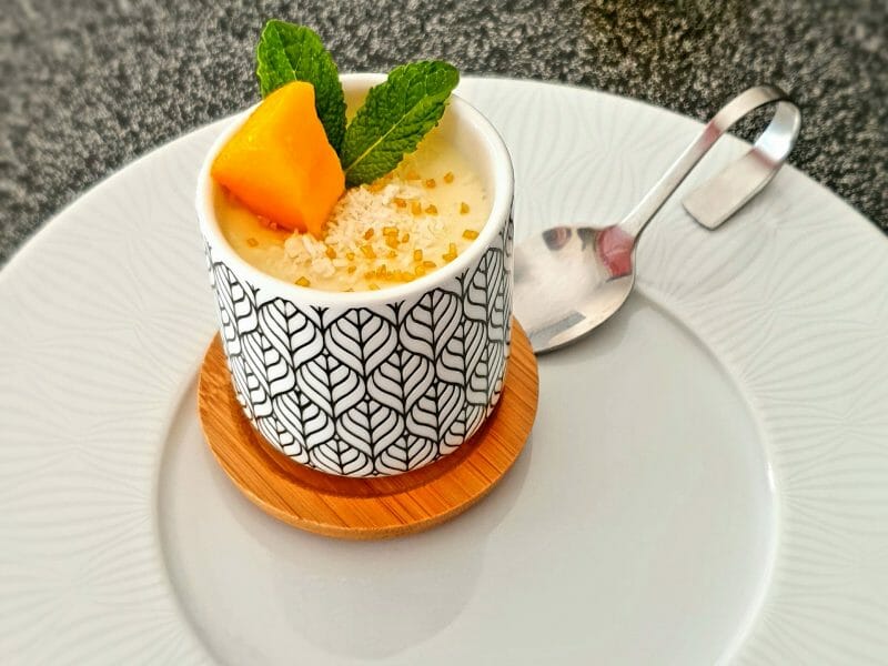 Cliquez pour zoomer ! Crème dessert à la noix de coco Thermomix par Insta @maggielesbonspetitsplats