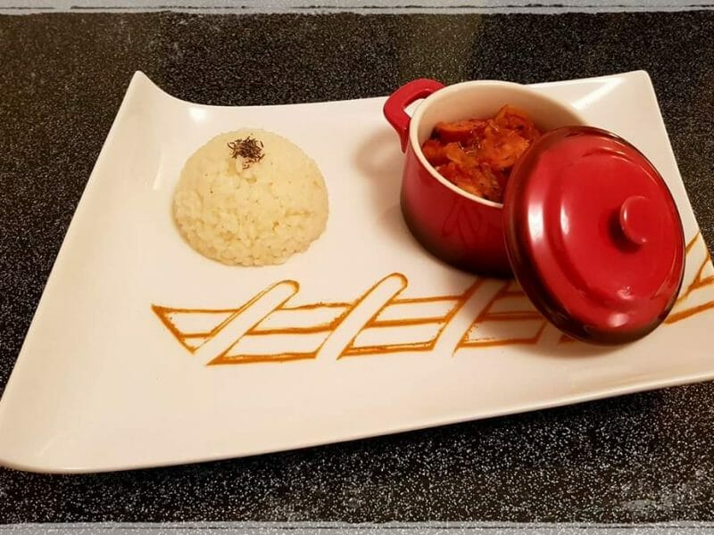 Cliquez pour zoomer ! Rougail saucisse Thermomix par Insta @maggielesbonspetitsplats