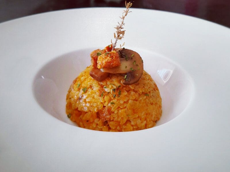 Cliquez pour zoomer ! Risotto au chorizo Thermomix par Insta @maggielesbonspetitsplats