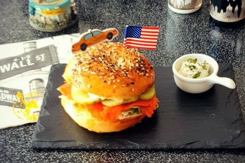 Cliquez pour zoomer ! Bagels au saumon fumé au Thermomix