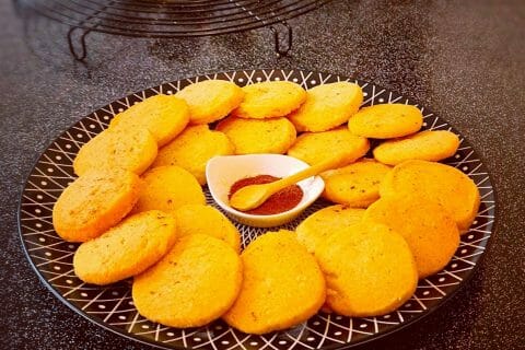 Cliquez pour zoomer ! Sablés au parmesan au Thermomix