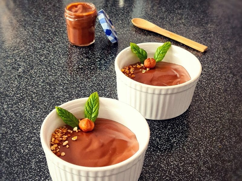 Cliquez pour zoomer ! Crème dessert au Nutella Thermomix par Insta @maggielesbonspetitsplats