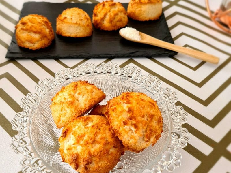 Cliquez pour zoomer ! Rocher coco – Congolais Thermomix par Insta @maggielesbonspetitsplats