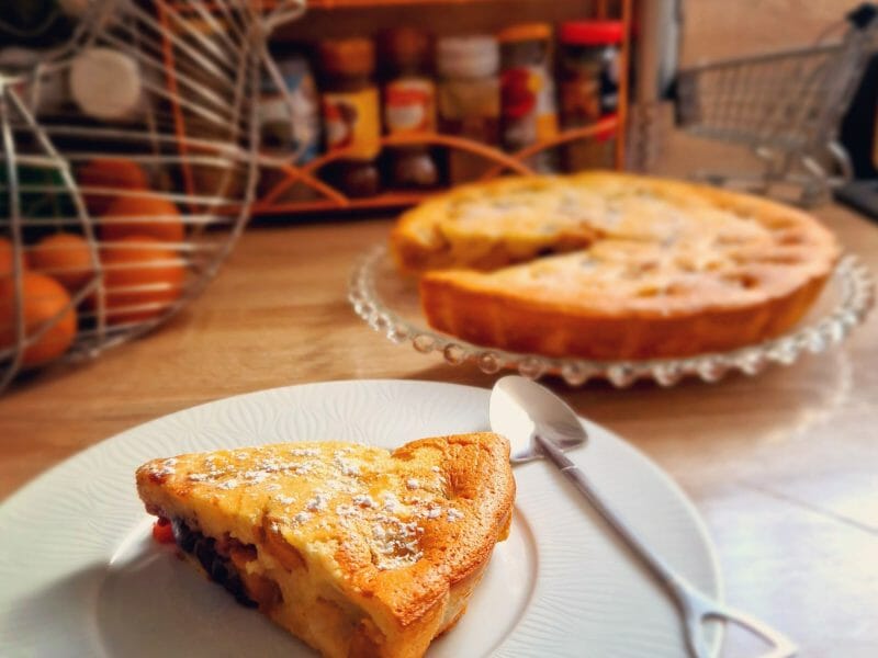 Cliquez pour zoomer ! Gâteau Lorrain aux mirabelles Thermomix par Insta @maggielesbonspetitsplats