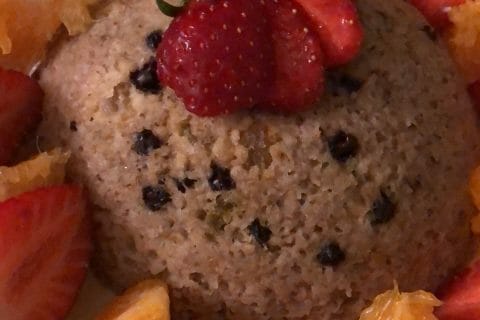 Cliquez pour zoomer ! Bowl cake banane et pépites de chocolat Thermomix par firouzhana