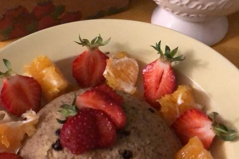 Cliquez pour zoomer ! Bowl cake banane et pépites de chocolat Thermomix par firouzhana