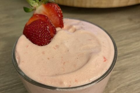 Cliquez pour zoomer ! Mousse de fraises Thermomix par sebil