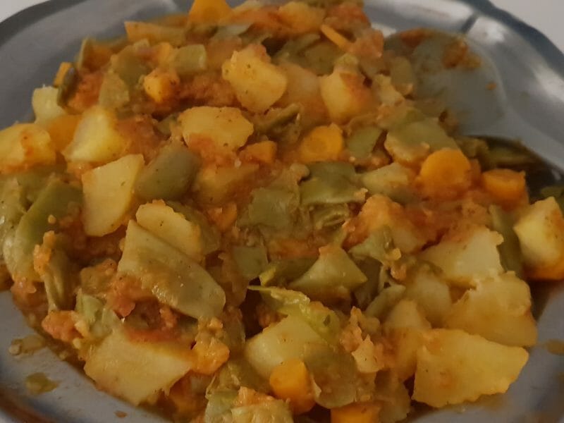 Cliquez pour zoomer ! Haricots verts à l’italienne Thermomix par sebil