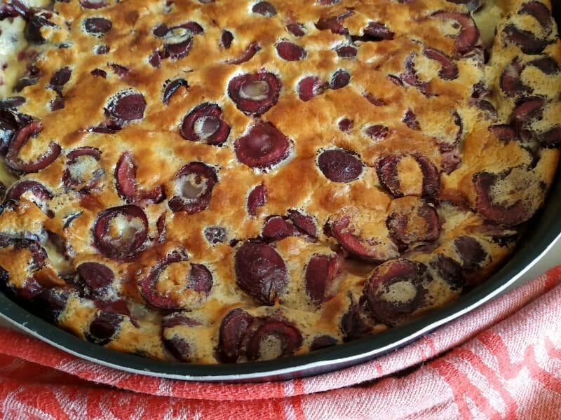 Cliquez pour zoomer ! Clafoutis aux cerises Thermomix par lamouine