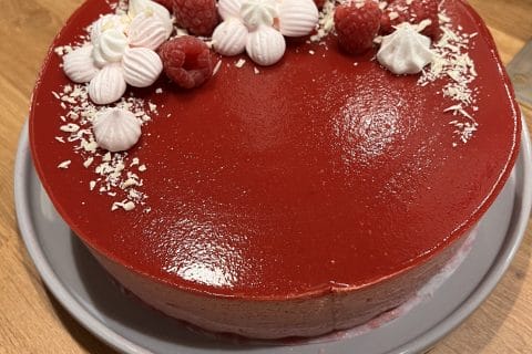 Cliquez pour zoomer ! Bavarois aux framboises Thermomix par fanoche59
