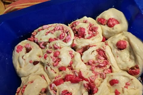 Cliquez pour zoomer ! Brioche aux pralines roses Thermomix par djotomatic
