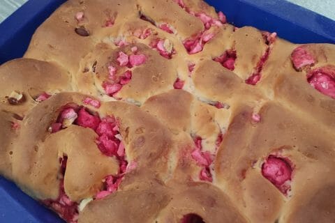Cliquez pour zoomer ! Brioche aux pralines roses Thermomix par djotomatic