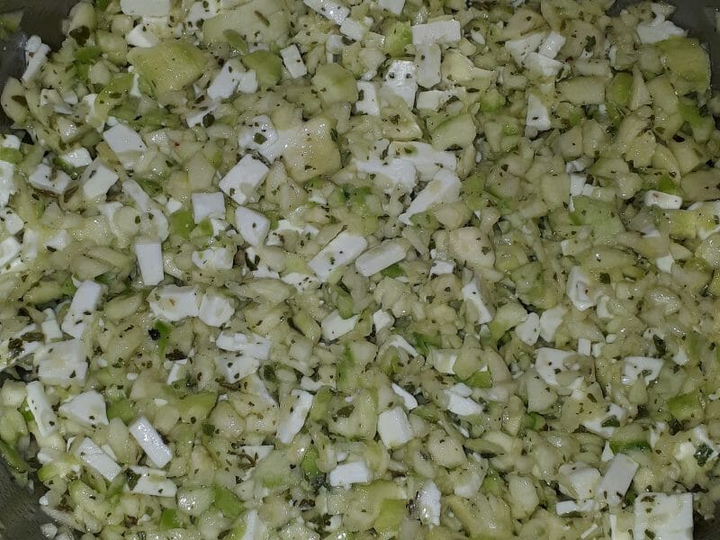 Cliquez pour zoomer ! Salade de courgettes à la feta Thermomix par delsol20