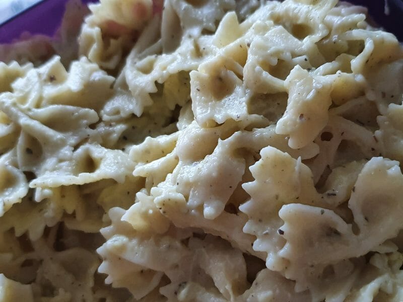 Cliquez pour zoomer ! Farfalle à la crème de courgettes Thermomix par ameliehom25
