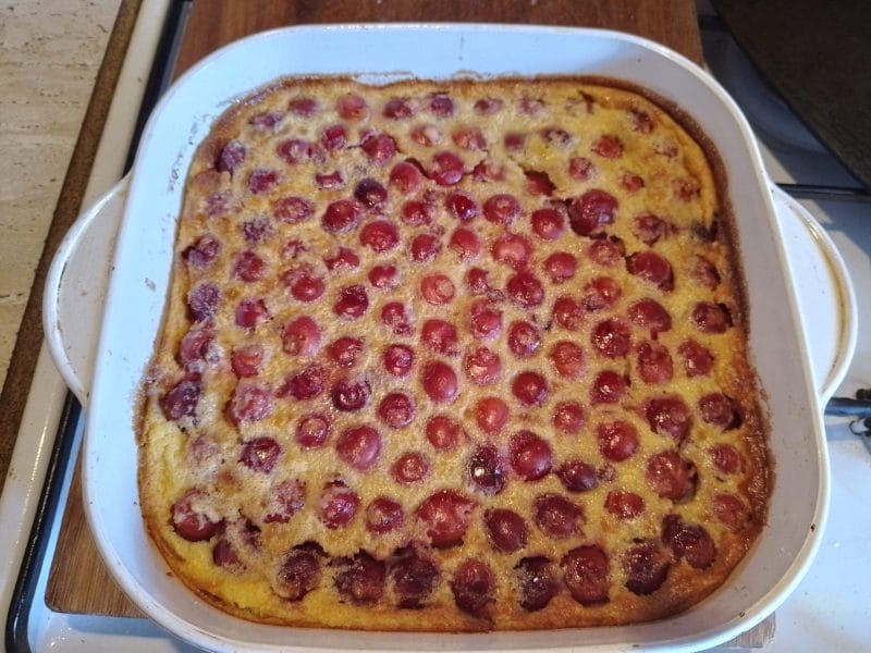 Cliquez pour zoomer ! Clafoutis aux cerises Thermomix par Mariekette
