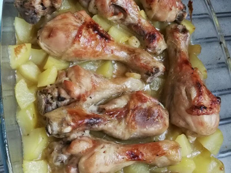 Cliquez pour zoomer ! Pollo al ajillo Thermomix par bebajulo