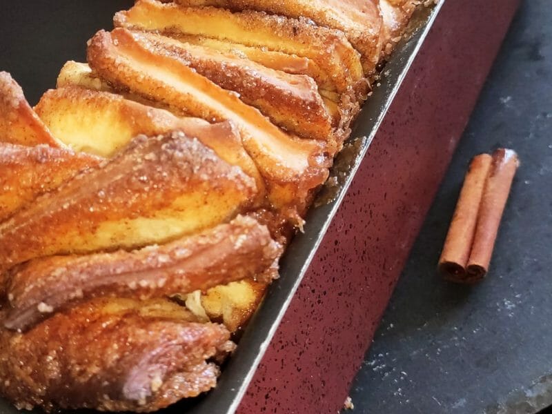 Cliquez pour zoomer ! Brioche à effeuiller à la cannelle Thermomix par bebajulo
