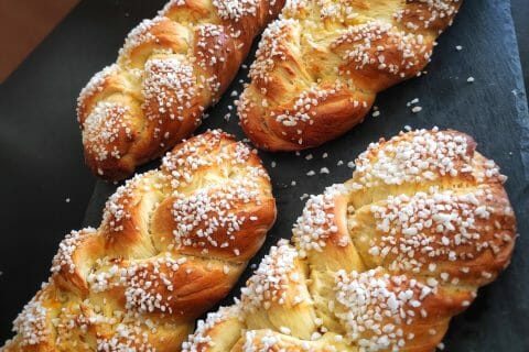 Cliquez pour zoomer ! Brioche tressée à la mie filante Thermomix par bebajulo