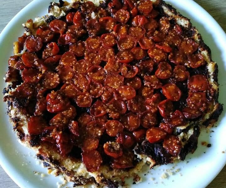 Cliquez pour zoomer ! Tatin de tomates cerises à la tapenade Thermomix par Céline