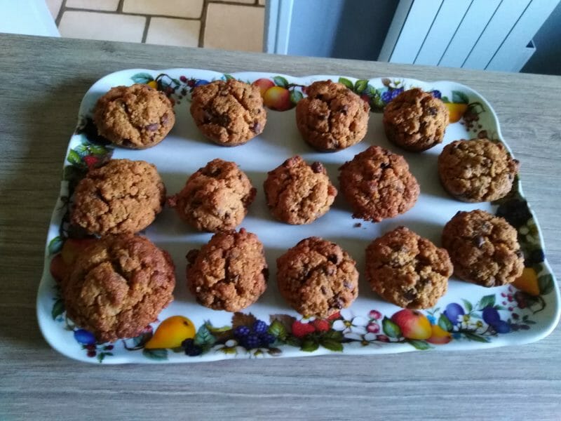 Cliquez pour zoomer ! Cookies au pain rassis et pépites de chocolat Thermomix par Céline