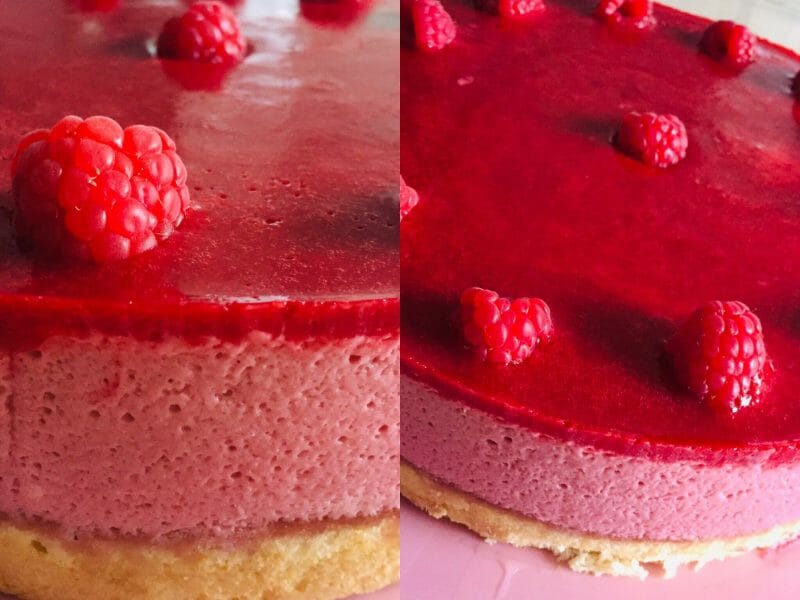 Cliquez pour zoomer ! Bavarois aux framboises Thermomix par legroslaurence