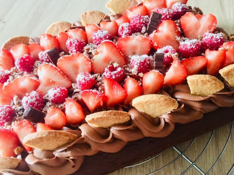 Cliquez pour zoomer ! Gâteau au yaourt et chocolat Thermomix par legroslaurence