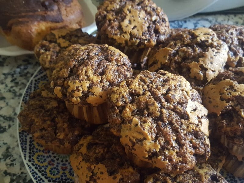 Cliquez pour zoomer ! Muffins aux pépites de chocolat Thermomix par Ibtissame