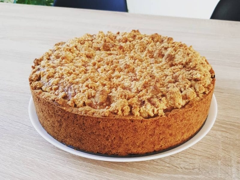 Cliquez pour zoomer ! Tarte aux pommes façon crumble Thermomix par diagnigni