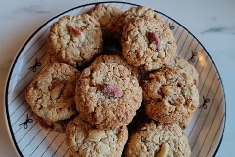 Cliquez pour zoomer ! Biscuits cacahuètes et flocons d’avoine Thermomix par Fabiiola