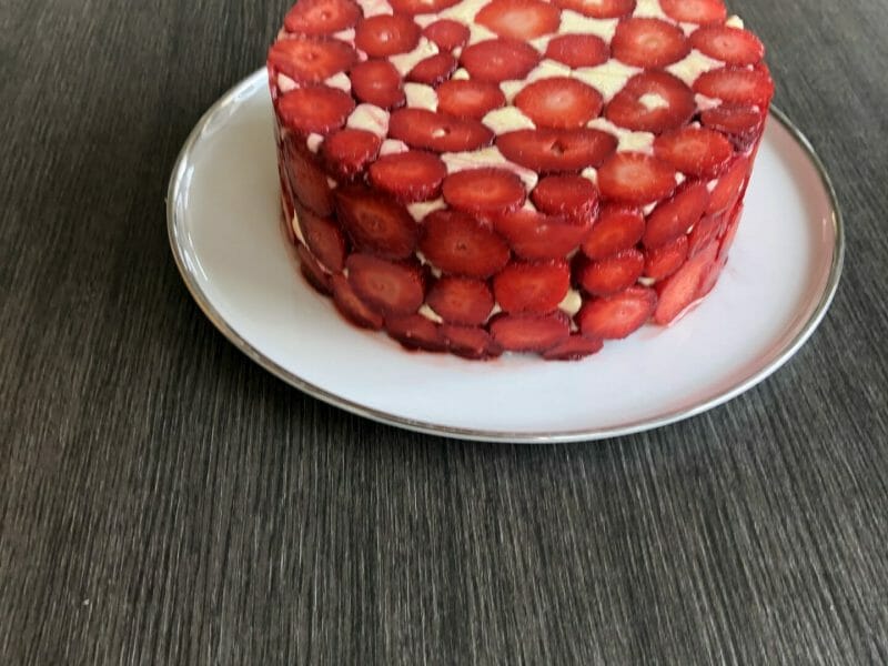 Cliquez pour zoomer ! Fraisier Thermomix par Sabrina27