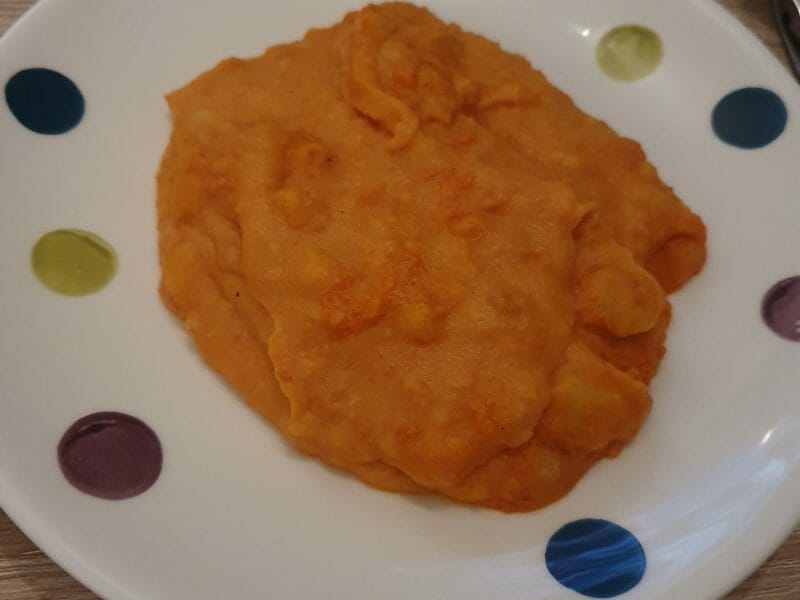 Cliquez pour zoomer ! Purée de potimarron au chorizo Thermomix par helene1406