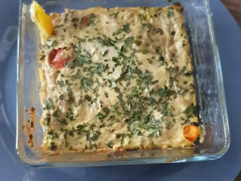 Cliquez pour zoomer ! Clafoutis de thon Thermomix par helene1406